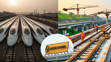 एलएंडटी को मुंबई-अहमदाबाद बुलेट ट्रेन परियोजना का ट्रैक निर्माण ऑर्डर मिला