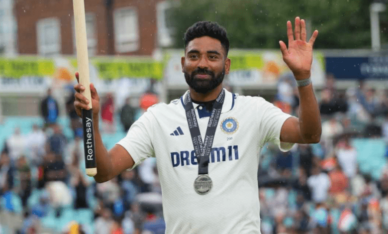 मोहम्मद सिराज को अगस्त ICC प्लेयर ऑफ़ द मंथ चुना गया