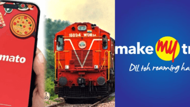 यात्री ट्रेन में जोमैटो से भोजन ऑर्डर कर रहे हैं