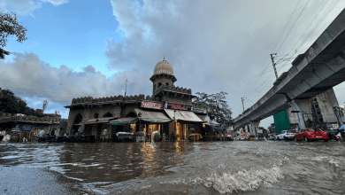 हैदराबाद में भारी बारिश से जलजमाव, मुशीराबाद और बेगमपेट प्रभावित