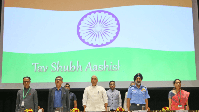 रक्षा मंत्री राजनाथ सिंह ‘मंथन 2025’ सम्मेलन में छावनी बोर्डों के आधुनिकीकरण पर बोलते हुए