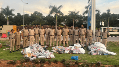 शमशाबाद‑चेवेल्ला में 360 ड्यूटी फ्री शराब की बोतलें जब्त