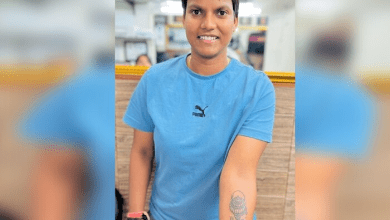 भारतीय महिला क्रिकेटर दीप्ति शर्मा, स्नेह राणा और रिचा घोष के टैटू