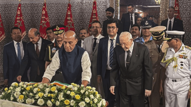 भारत और मोरक्को के बीच रक्षा सहयोग समझौते पर हस्ताक्षर समारोह