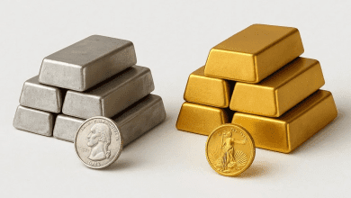 सोने-चांदी की कीमतों में गिरावट, रिकॉर्ड स्तर से फिसले भाव