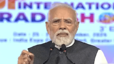 ग्रेटर नोएडा इंटरनेशनल ट्रेड शो 2025 का उद्घाटन करते पीएम मोदी