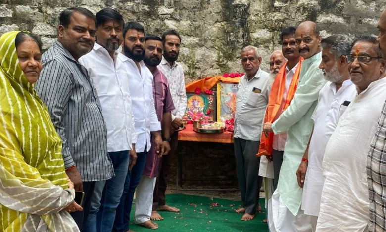 भगवान परशुराम मंदिर के पुनर्निर्माण का शुभारंभ, बेगम बाजार