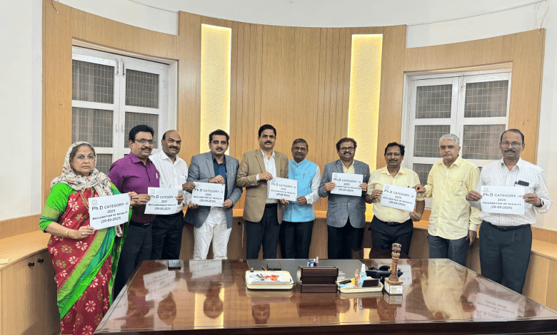 उस्मानिया विश्वविद्यालय पीएचडी प्रवेश परीक्षा 2025 परिणामों की घोषणा