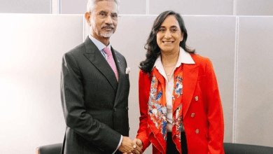 न्यूयॉर्क में कनाडा की विदेश मंत्री से मुलाकात करते एस. जयशंकर