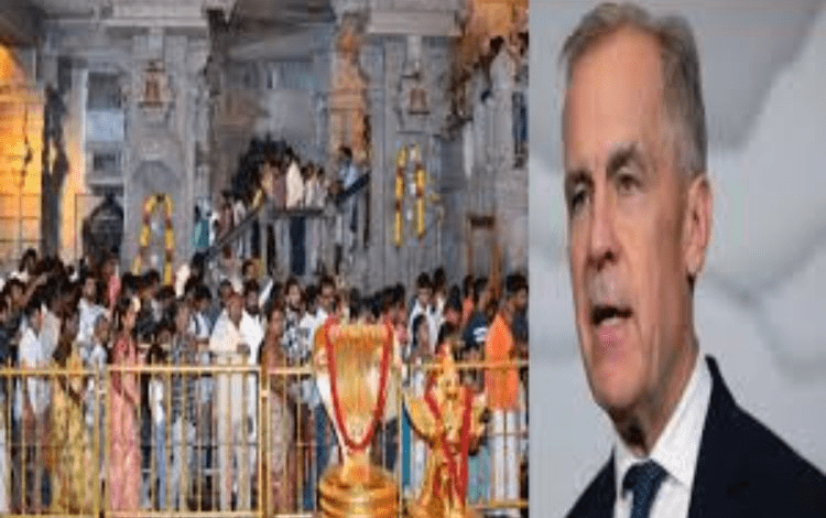 कनाडा के प्रधानमंत्री ने तेलंगाना यादगिरिगुट्टा मंदिर की सेवाओं की तारीफ की