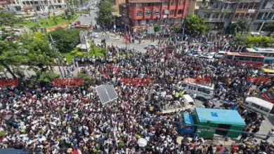 काठमांडू में जेन जेड के युवाओं द्वारा सोशल मीडिया प्रतिबंध के खिलाफ प्रदर्शन