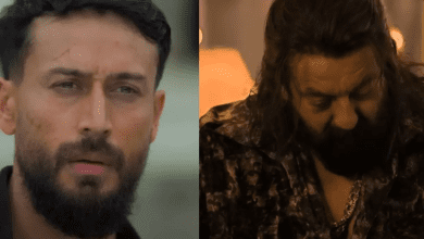 बागी 4 फिल्म पोस्टर में टाइगर श्रॉफ और संजय दत्त की झलक