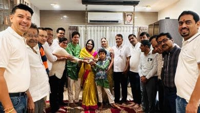 महावीर जैन संघ माता सरस्वती शोभायात्रा आयोजन