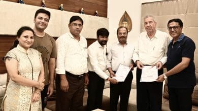 अग्रोहा धाम में लक्ष्मीजी मंदिर का निर्माण दृश्य