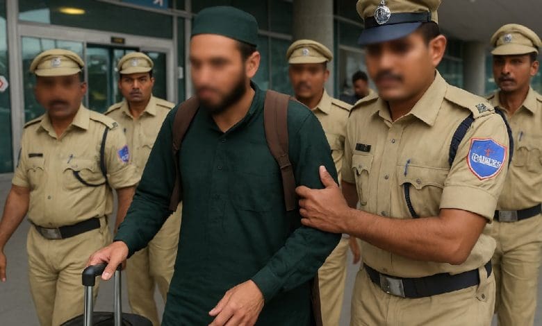 हैदराबाद पुलिस ने पाकिस्तानी नागरिक को पाकिस्तान भेजा