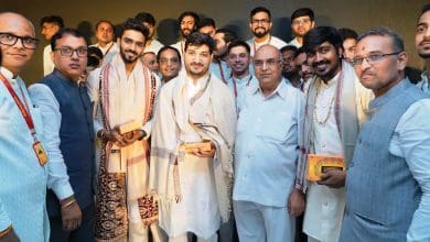 कुलपाक महातीर्थ परमात्मा मिलन कार्यक्रम का दृश्य