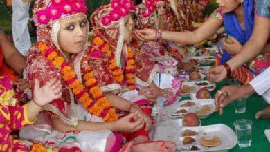 शारदीय नवरात्रि 2025 में अष्टमी और नवमी तिथि व कन्या पूजन विधि