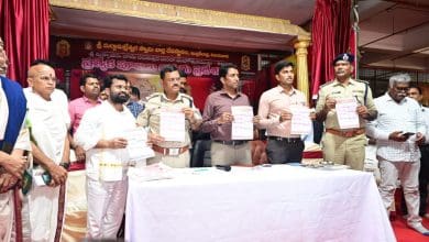 कनकदुर्गा मंदिर दशहरा उत्सव 2024 के लिए की गई सुरक्षा और तकनीकी व्यवस्थाओं का दृश्य