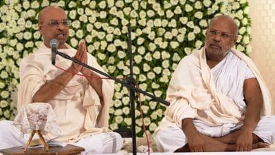 भगवान महावीर महामांगलिक प्रवचन खैरताबाद जैन आराधना भवन