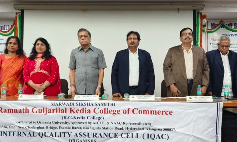 रामनाथ केड़िया कॉलेज एमबीए एमसीए इंडक्शन छात्र