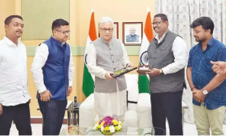 तेलंगाना जीआई उत्पाद और मंडप प्रस्तुति