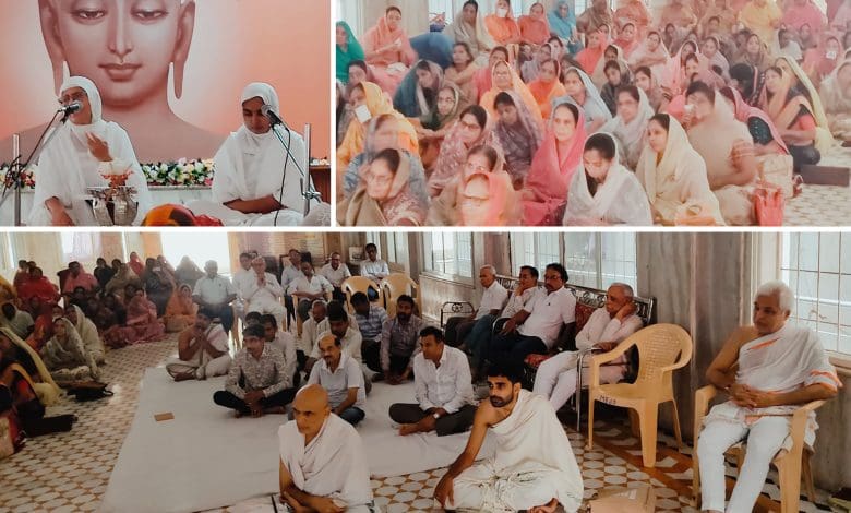 जैन चातुर्मास प्रवचन सभा में कनकप्रभाजी म.सा.