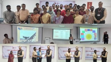 बीडीएल में हिन्दी माह के अंतर्गत आयोजित पक्षोत्सव के दूसरे भाग के समापन समारोह का दृश्य।