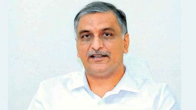 टी. हरीश राव तेलंगाना अर्थव्यवस्था संकट पर बयान देते हुए