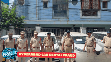 हैदराबाद पुलिस ने कार किराये पर लेकर धोखाधड़ी करने वाले गिरोह को पकड़ा और 8 कारें जब्त कीं।