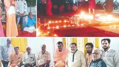 श्री खेमदास मठ में दीप श्रृंगार संग शरद पूर्णिमा महोत्सव