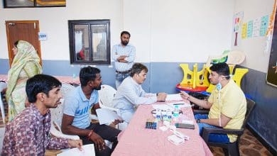 जनवाड़ा में आयोजित निःशुल्क मेगा स्वास्थ्य शिविर