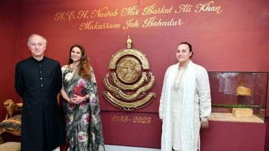 मुकर्रम जाह स्कूल का 38वां स्थापना दिवस समारोह, निज़ाम अज़मत जाह के साथ अतिथि व छात्र