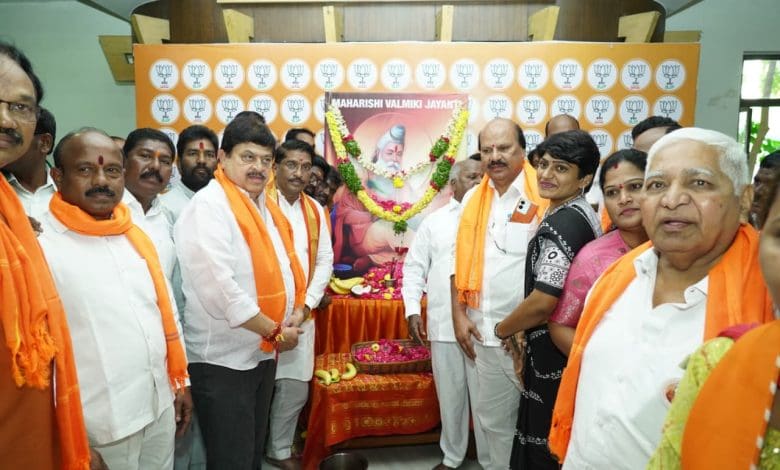 भाजपा अध्यक्ष ने वाल्मीकि समाज की उपेक्षा पर सरकार को घेरा