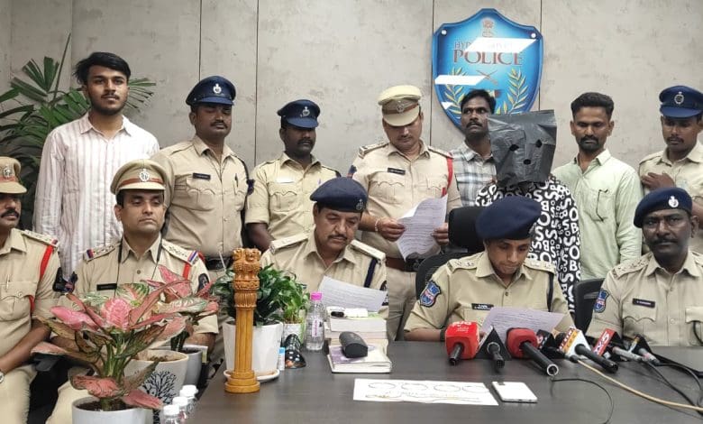 हैदराबाद पुलिस ने लूट का आरोपी किया गिरफ्तार