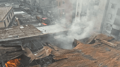 मिरपुर की दो इमारतों में भीषण आग से मचा हड़कंप