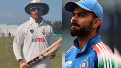 आयुष दोसेजा रणजी ट्रॉफी में दोहरा शतक लगाते हुए