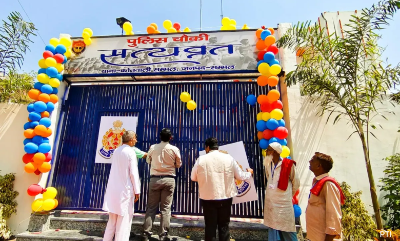 सम्भल हिंसा स्थल पर खुली नई पुलिस चौकी