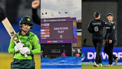बारिश के कारण पाकिस्तान और न्यूजीलैंड का महिला विश्व कप मैच रद्द