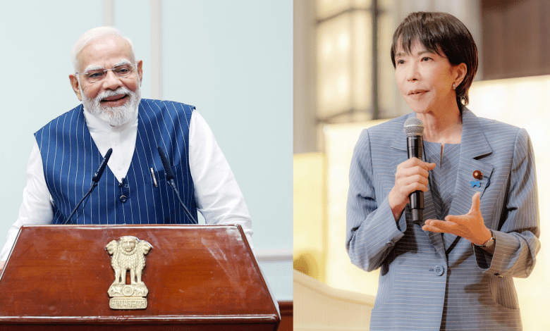 प्रधानमंत्री नरेंद्र मोदी जापान की नई प्रधानमंत्री साने ताकाइची को बधाई देते हुए