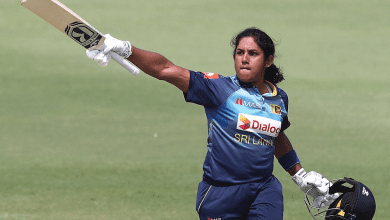 अटापट्टू मैच के बाद मीडिया से बात करती हुई