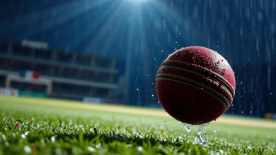 भारतीय महिला क्रिकेट टीम बारिश में भागते हुए नेट सत्र छोड़ती हुई