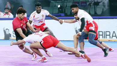 बेंगलुरु बुल्स ने गुजरात जायंट्स को 54-26 से हराया