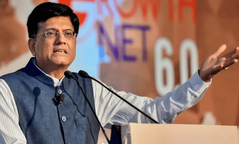 पीयूष गोयल भारत-अमेरिका व्यापार वार्ता और समझौते पर बातचीत करते हुए