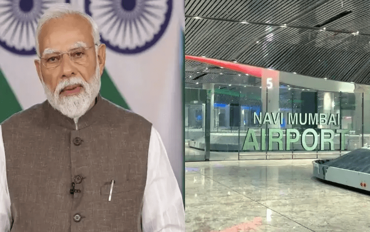 प्रधानमंत्री मोदी नवी मुंबई अंतर्राष्ट्रीय हवाई अड्डे का उद्घाटन