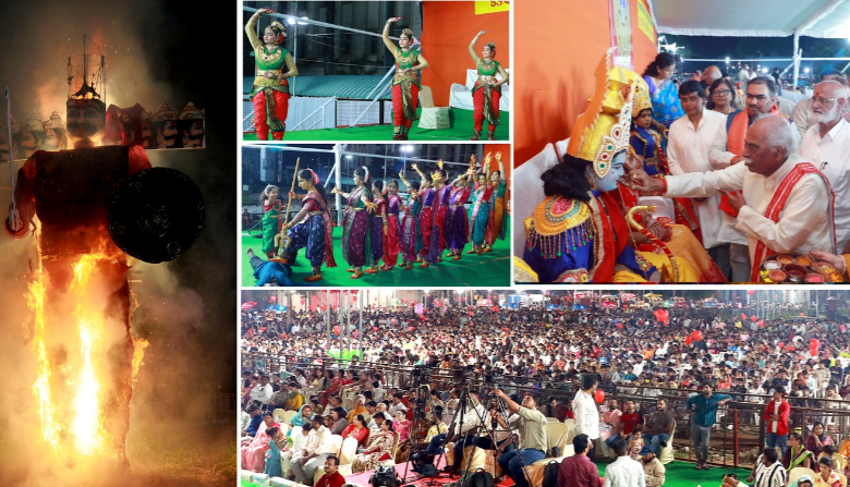 हैदराबाद में राजस्थानी प्रगति समाज का 53वां रामायण मेला रावण दहन के साथ संपन्न