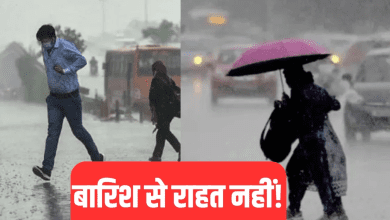 तेलंगाना में आकाश में बरसात के बादल और बारिश का दृश्य