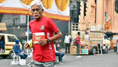 74 वर्षीय धावक नागभूषण राव ने बोस्टन मैराथन के लिए क्वालीफाई