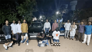 तेलंगाना फार्महाउस पार्टी में नशीले पदार्थों की बरामदगी