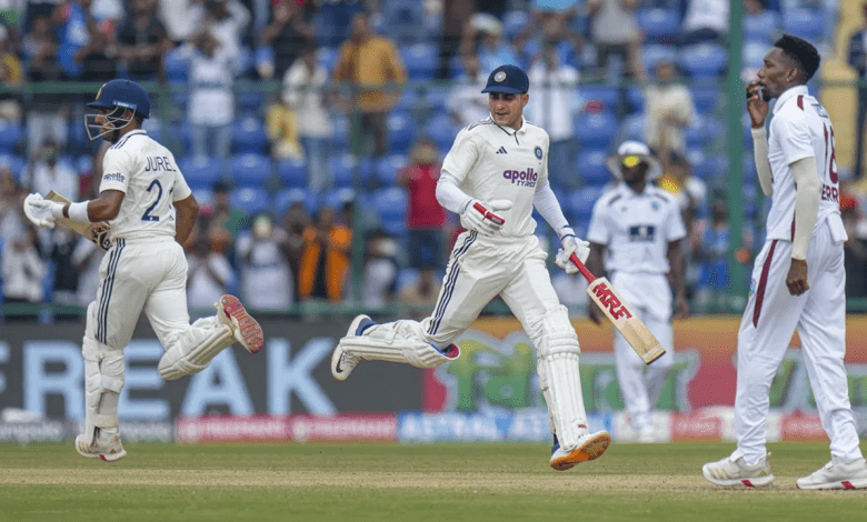 भारत बनाम वेस्टइंडीज, दूसरे टेस्ट में बल्लेबाजी का दृश्य