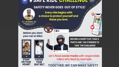 वी.सी. सज्जनार ने ट्रेंडिंग चैलेंज से जोड़ा सड़क सुरक्षा को